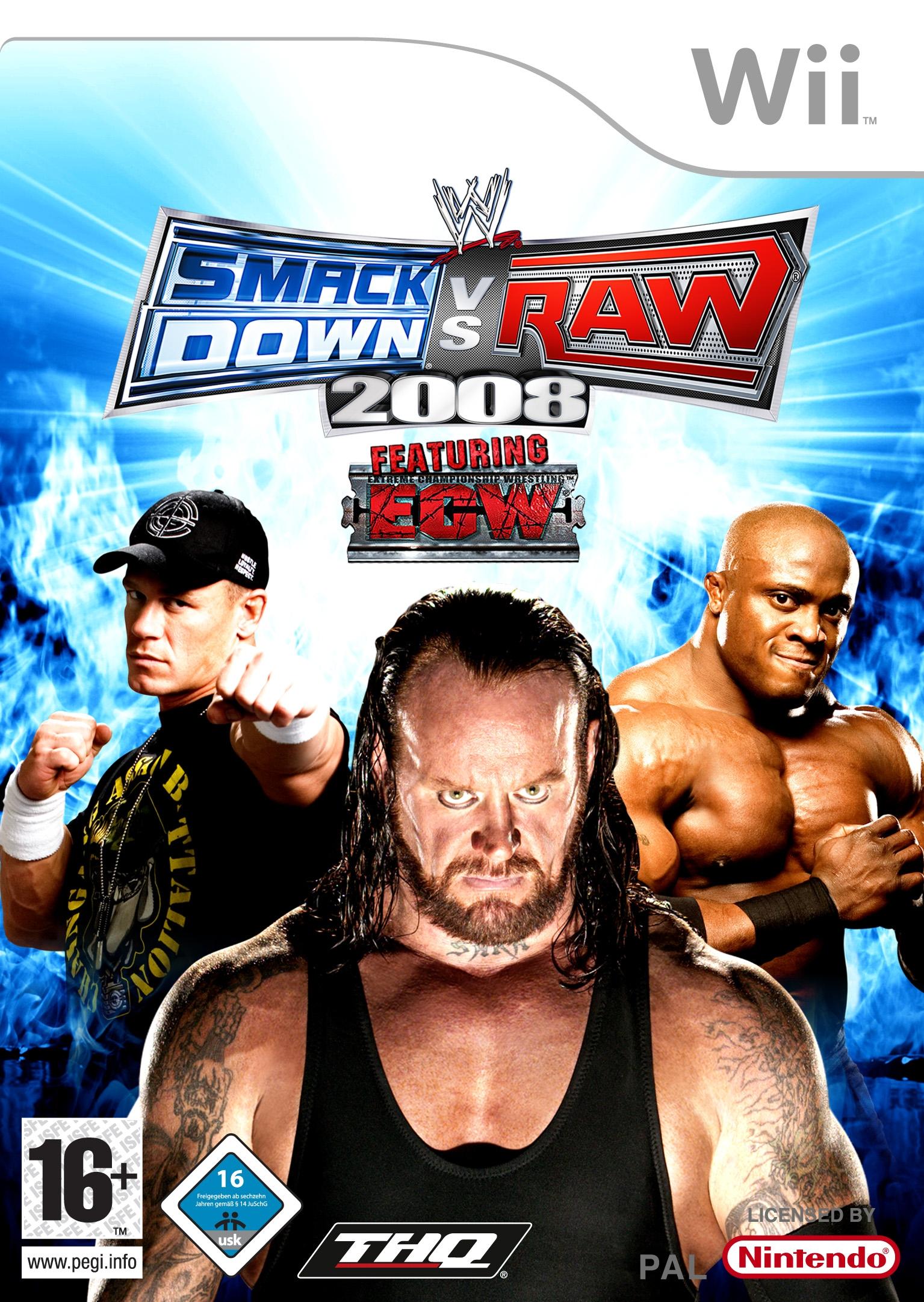 WWE SmackDown vs. RAW 2008 (Wii) (Pre-owned) WWE SmackDown vs. RAW 2008 (Wii) (Pre-owned)